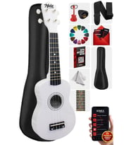 Midex UKX-901WH Beyaz Soprano Ukulele (Askı Çanta Pena)