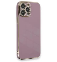 Durukar® iPhone 13 Pro Max Kılıf Volet Silikon - Mor