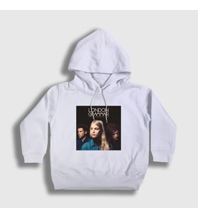 Presmono Unisex Çocuk Beyaz Truth Müzik London Grammar Kapüşonlu Sweatshirt 515071tt (Beyaz)