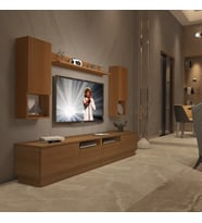 Decoraktiv Trendstyle 5220DAS Slm Tv Ünitesi Tv Sehpası - Naturel Ceviz