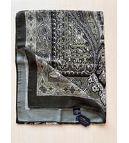 Miss İpek Life Zarif Paisley Desenli İpeksi Şal 70 x 180 (Açık Yeşil)