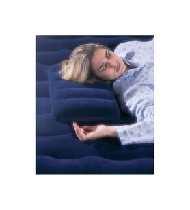 Şişme Yastık Kadife Kaplı Şişme Minder 43x28x9cm-