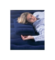 Şişme Yastık Kadife Kaplı Şişme Minder 43x28x9cm-