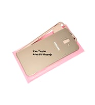 Samsung Galaxy J6 Plus Kasa Arka Pil Batarya Kapağı GOLD