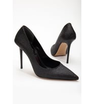 Siyah Özel Tasarım Stiletto