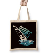 Windsurfing Buddies Windsurfer Surfboard Ocean Wave Surfing Bez Çanta Uzun Saplı
