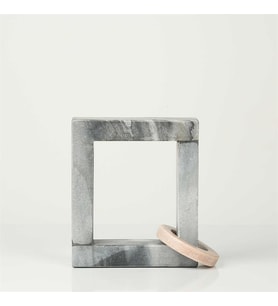 Vitale Gri Mermerli Dekor Obje 17*8*19Cm AK.P215.367848