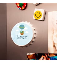 Kişiye Özel Erkek Bebek Mevlüt Hatırası Açacak Magnet – Balon Temalı Buzdolabı Açacağı (10 Adet)