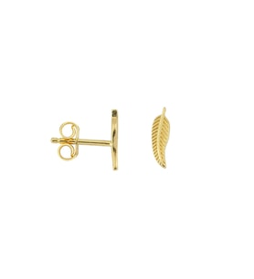 14 Ayar Altın Yaprak Küpe 0,84 gr