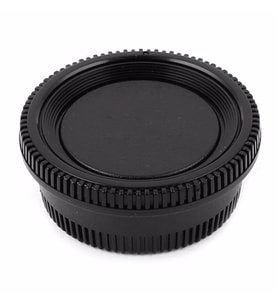 Nikon İçin Body Kapağı Ve Lens Arka Kapağı (Siyah)