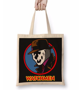 Watchmen Rorschach Meets Dick Tracy Bez Çanta Uzun Saplı