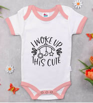 BK Kids This Cute Tasarımlı Pembe Bebek Body Zıbın-1