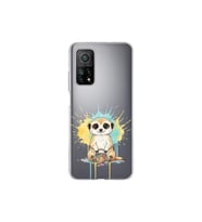 Xiaomi Mi 10 T ile Uyumlu Splash Mirket Tasarımlı Şeffaf Silikon Kılıf