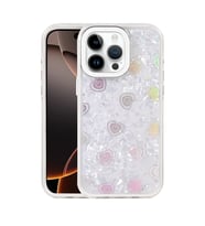 Apple İphone 15 Pro Max Lumi Desenli Kapak - Beyaz
