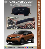 RENAULT CAPTUR 1 (2013-2019) Torpido Örtüsü Ön Göğüs Koruma Torpido Koruma Araca Özel Tam Uyum