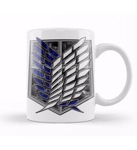 Attack on Titan  The Survey Corps Logo Kupa Bardak Porselen
