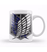 Attack on Titan  The Survey Corps Logo Kupa Bardak Porselen