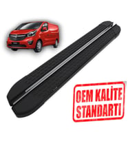 VIVARO * KISA ŞASE * 2017 2018 2019 2020 2021 2022 2023 2024 ARACA ÖZEL NEVADA SİYAH YAN BASAMAK