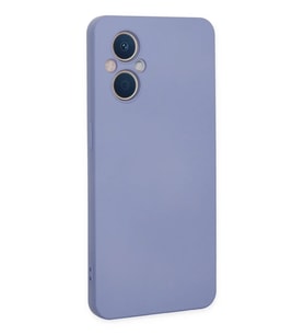 Newface Oppo Reno 7 Lite Kılıf Nano içi Kadife Silikon - Lila