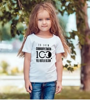 BK Gift 29 Ekim Tasarımlı Kız Çocuk Beyaz Tişört-10, Arkadaşa Hediye, 29 Ekim Hediyesi Hediyesi, Trend Tişört, 100.Yıl Hediyesi