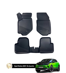 Opel Mokka 2021+ 3D Havuzlu Araca Özel Oto Paspas