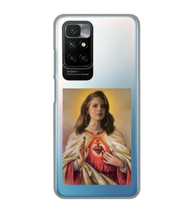 Redmi 10 2022 Uyumlu Lana Del Rey Desenli Şeffaf Telefon Kılıfı