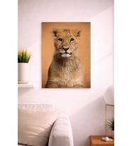 LION10  TASARIM MDF TABLO (27X18)