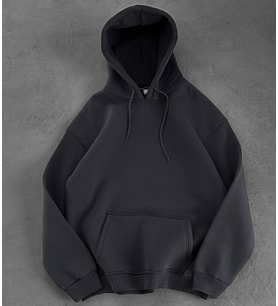 OVERSIZE KALİTE KAPÜŞONLU SWEATSHIRT - %100 KOMPAKT PENYE ŞARDONLU SWEATSHIRT