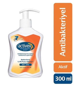Activex Antibakteriyel Sıvı Sabun 300 Ml Aktif Koruma