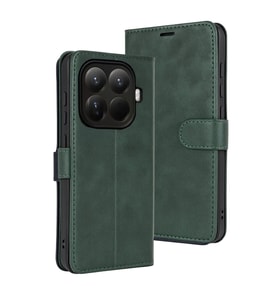 Xiaomi Mi 15t Pro Trend S Plus Kapaklı Kılıf - Yeşil