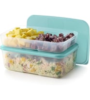 Tupperware Buzdolabı Saklama Kabı 650Ml Turkuaz