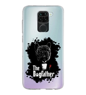 Xiaomi Redmi Note 9 Uyumlu Kapak Dog Father Tasarımlı Şeffaf Silikon Kılıf