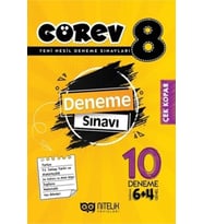 Nitelik Yayınları 8.Sınıf Görev 10 Deneme Sınavı (6 Sarmal + 4 Genel)