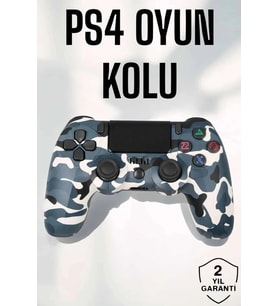 PS4 Oyun Kolu Kamuflaj Desenli Joystick