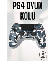 PS4 Oyun Kolu Kamuflaj Desenli Joystick