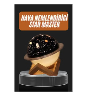 Mey İthalat® Aromaterapi Hava Nemlendirici Gece Lambası Uzay Model Satürn Oda Kokusu
