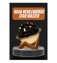 Mey İthalat® Aromaterapi Hava Nemlendirici Gece Lambası Uzay Model Satürn Oda Kokusu