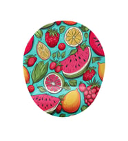 Meyve Desenli Bilek DestekliKaymaz Buruşmaz Kırılmaz Mouse Pad (Çok Renkli)