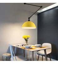 RİOLİGHT MODERN,RETRO,RUSTİK HAREKETLİ AKROBAT SARKIT AVİZE ŞAPKA ÇAPI:30CM (Siyah)