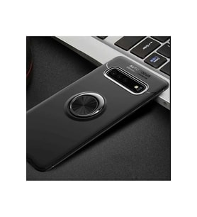 Samsung Galaxy S10 Uyumlu Kılıf Zore Ravel Silikon Kapak (Siyah)