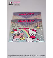 LİSANSLI HELLO KITTY SHINY TEKLİ ÇITÇITLI DOSYA (Mor)