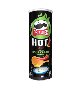 Pringles Hot - Kickin' Sour Cream Flavour 160g