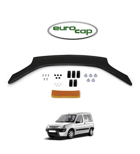 EUROCAP Peugeot Partner Ön Kaput Koruma Rüzgarlık 3mm (ABS) 04-08
