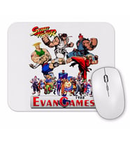 Street Fighter Evan Games 1988 Mouse Pad
