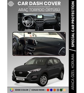 HYUNDAİ TUCSON (2018-2021) Torpido Örtüsü Ön Göğüs Koruma Torpido Koruma Tam Uyum Çatlamayı Önler