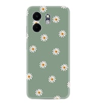 Infinix Smart 9 Kılıf Boutique Baskılı Resimli Yeşil Papatyalar Pcode -041