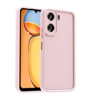 Xiaomi Poco C65 Uyumlu Kılıf Kamera Korumalı Zore Ananas Kapak