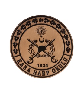 KARA HARP OKULU Deri PEÇ - Arma - Leather Patch (Bej)
