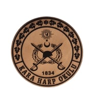 KARA HARP OKULU Deri PEÇ - Arma - Leather Patch (Bej)