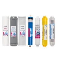 10 Inç Açık Kasa Su Arıtma Cihazı Tam Set (7 Filtre) Mineral Ve Detoks Filtre Ilaveli (Beyaz - Antrasit)